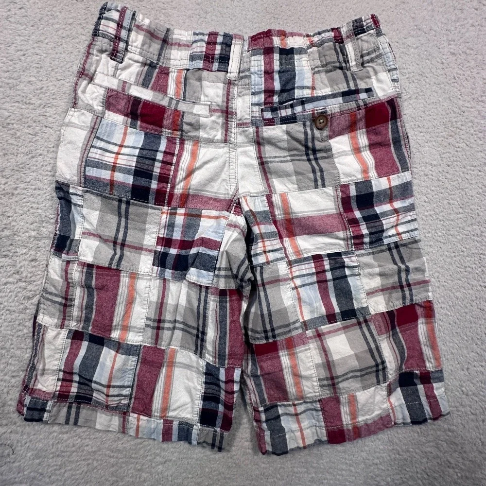 Urban Pipeline Patchwork Plaid Shorts Kids Size 12 MultiColor Retro Skater 2010s